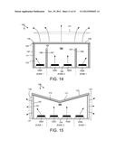 LED-BASED ILLUMINATION MODULE WITH PREFERENTIALLY ILLUMINATED COLOR     CONVERTING SURFACES diagram and image