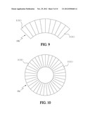 VARIABLE SHAPED LAMP SHADE OF LED LAMP diagram and image