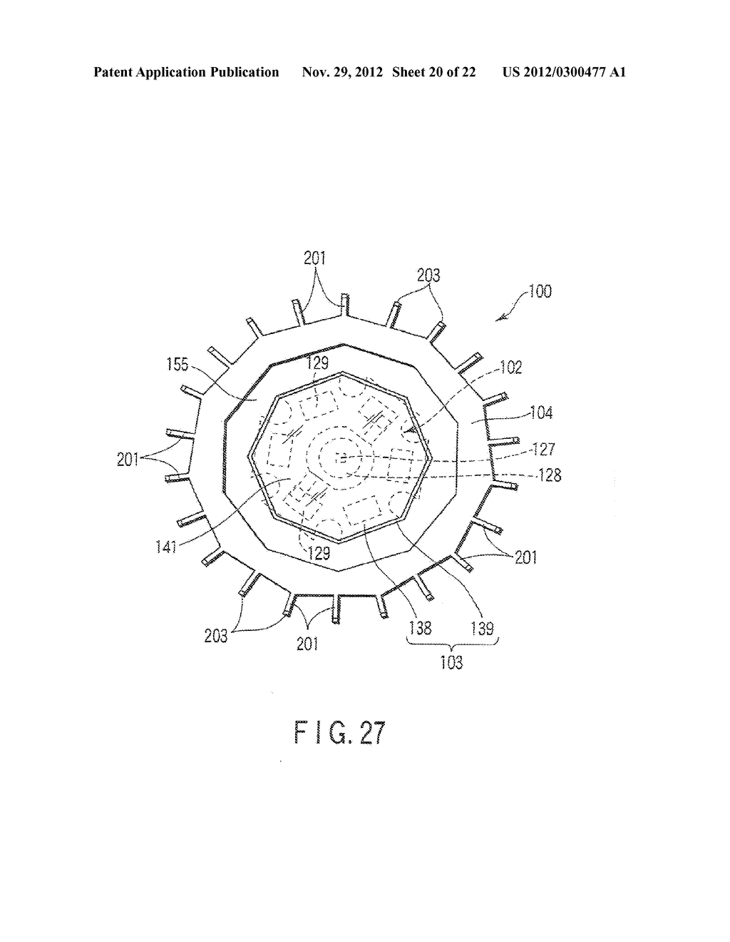 Lamp Having Outer Shell to Radiate Heat of Light Source - diagram, schematic, and image 21