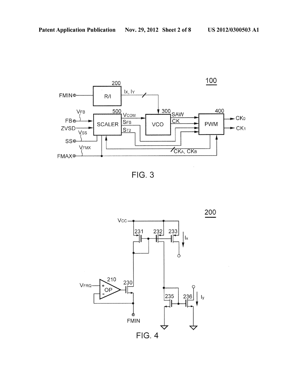 CONTROL CIRCUIT WITH ZVS-LOCK AND ASYMMETRICAL PWM FOR RESONANT POWER     CONVERTER - diagram, schematic, and image 03