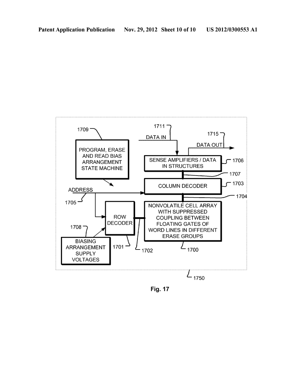 Method and Apparatus of Performing An Erase Operation On A Memory     Integrated Circuit - diagram, schematic, and image 11