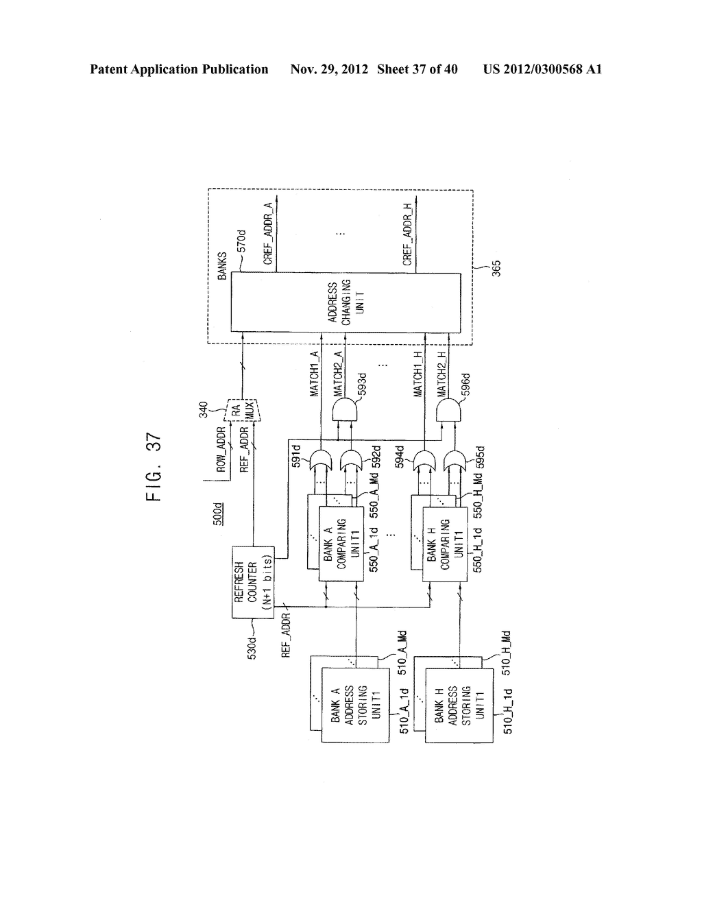 Method of Refreshing a Memory Device, Refresh Address Generator and Memory     Device - diagram, schematic, and image 38