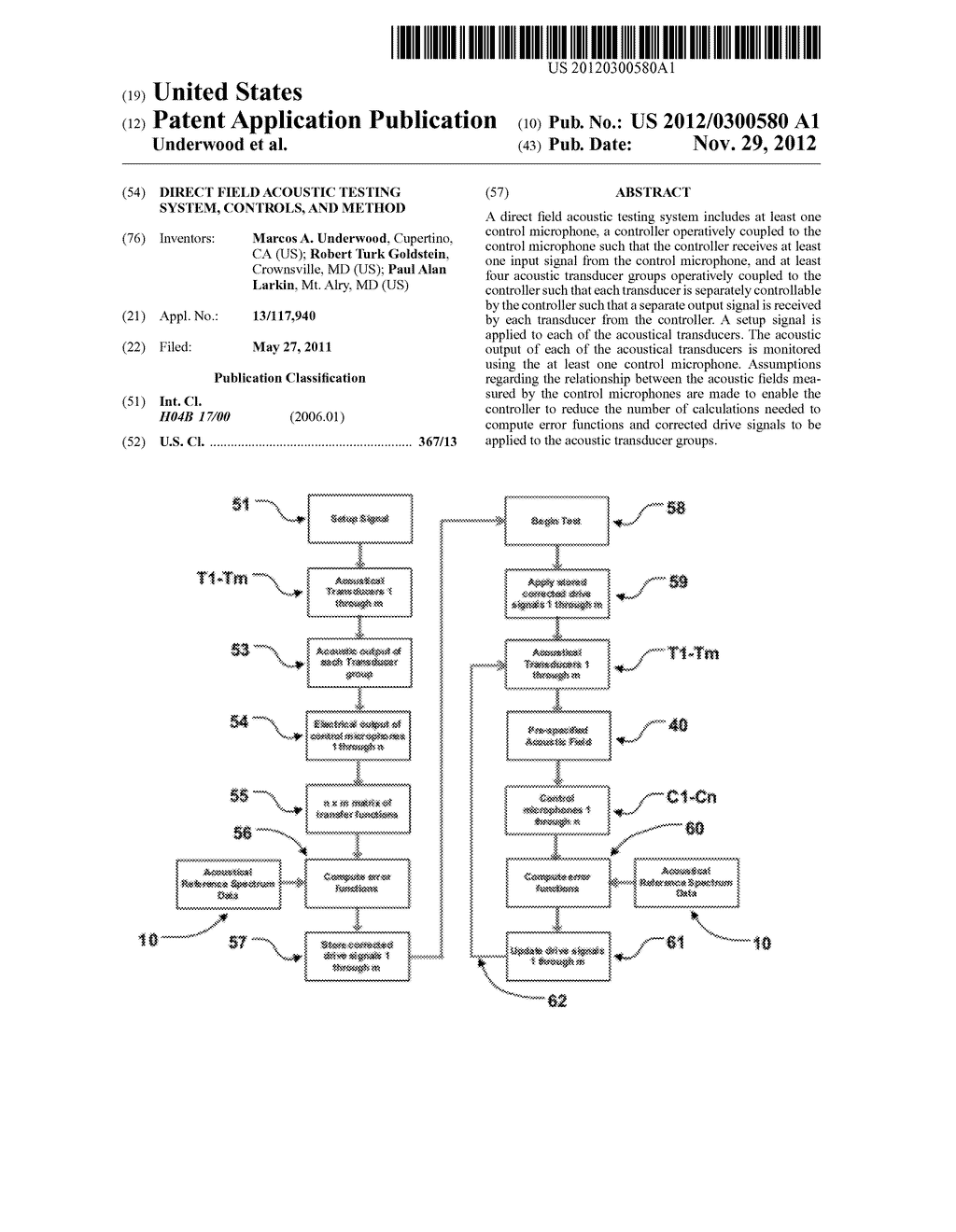 DIRECT FIELD ACOUSTIC TESTING SYSTEM, CONTROLS, AND METHOD - diagram, schematic, and image 01