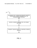 MAINTAINING SERVICE PRIORITY FOR MOBILE DEVICES DURING NETWORK HANDOFFS diagram and image