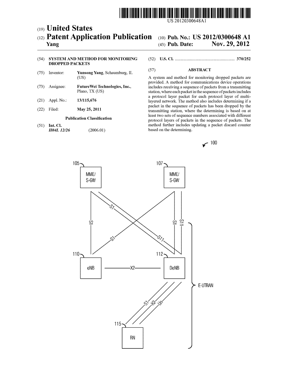 System and Method for Monitoring Dropped Packets - diagram, schematic, and image 01