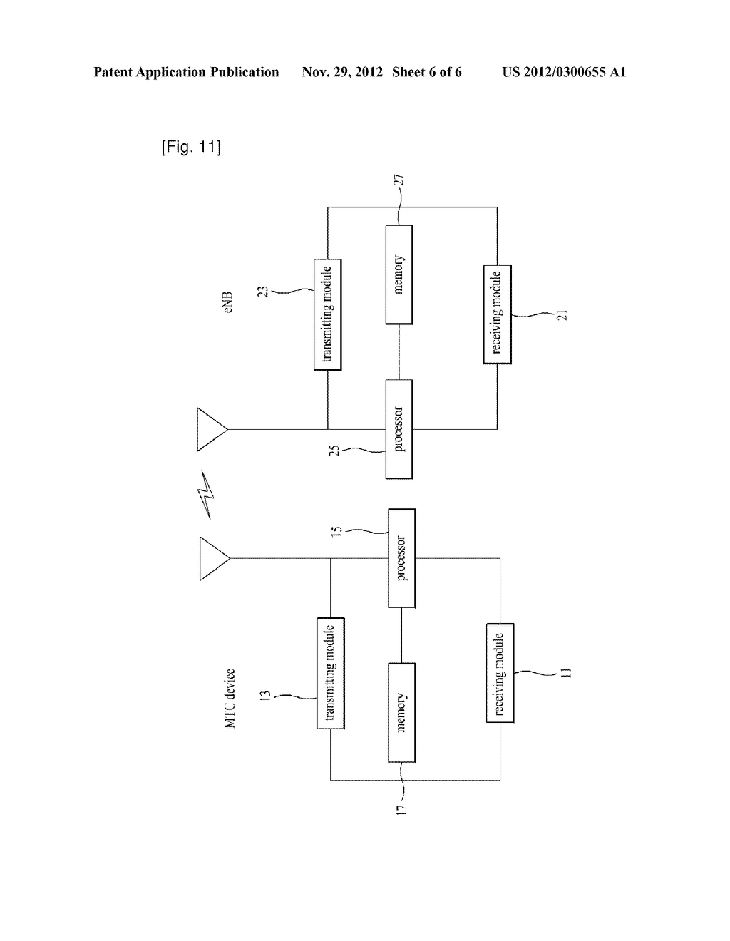 METHOD OF RECEIVING AND TRANSMITTING MESSAGE IN A MOBILE COMMUNICATION     SYSTEM USING A MTC DEVICE AND APPARATUS FOR THE SAME - diagram, schematic, and image 07