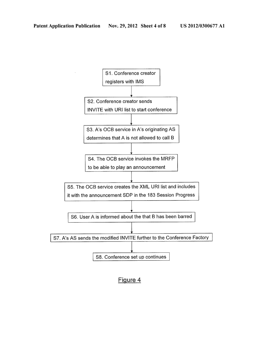 OUTGOING COMMUNICATION BARRING SERVICE IN THE IP MULTIMEDIA SUBSYSTEM - diagram, schematic, and image 05