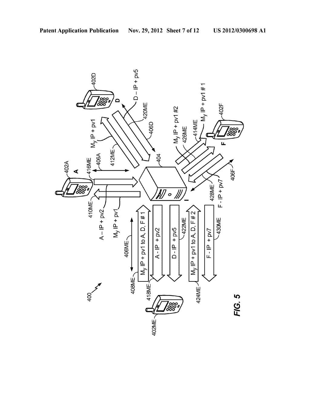 EXCHANGING PRESENCE INFORMATION IN A COMMUNICATIONS NETWORK - diagram, schematic, and image 08