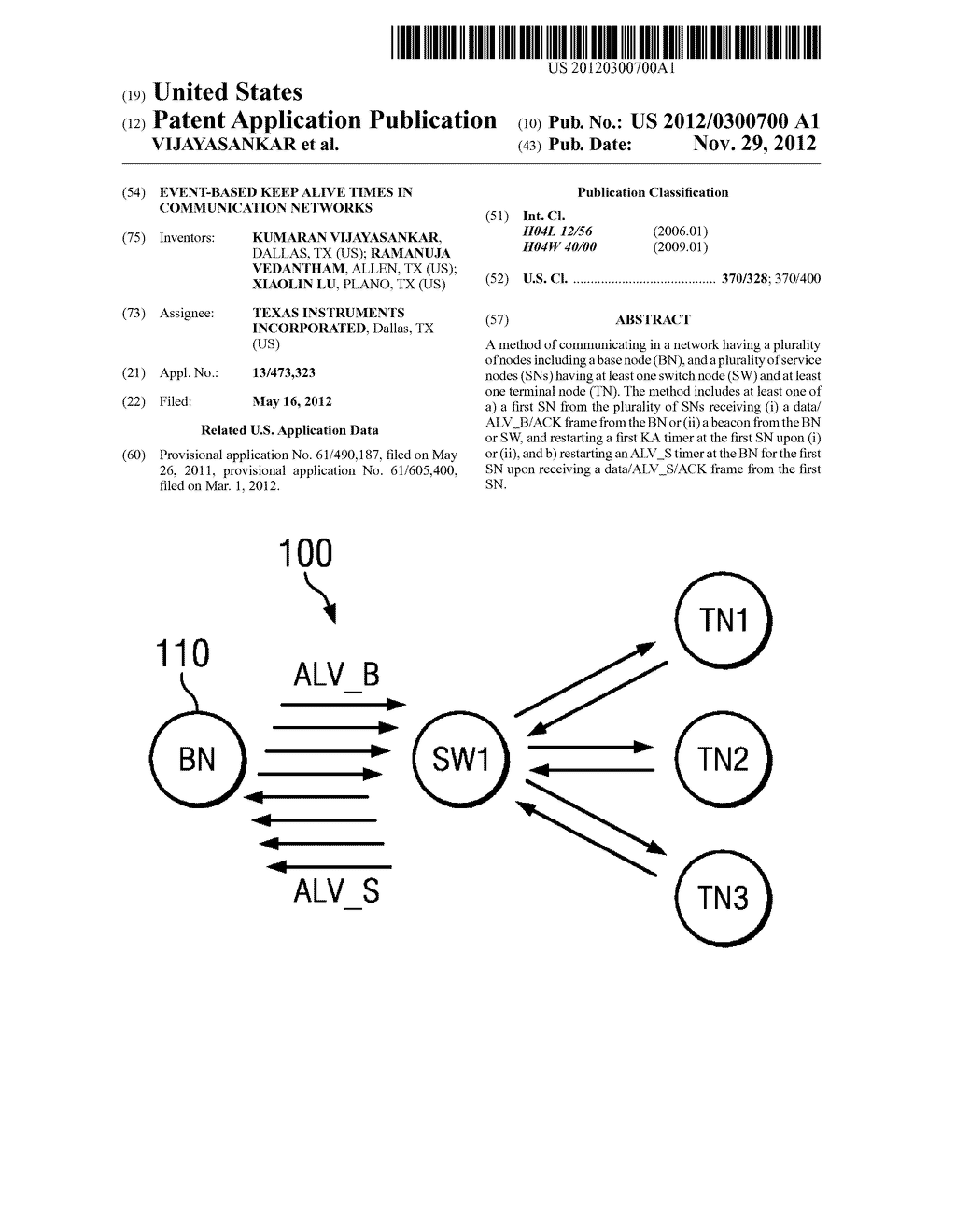 EVENT-BASED KEEP ALIVE TIMES IN COMMUNICATION NETWORKS - diagram, schematic, and image 01