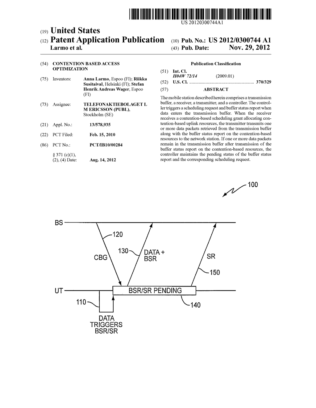 Contention Based Access Optimization - diagram, schematic, and image 01