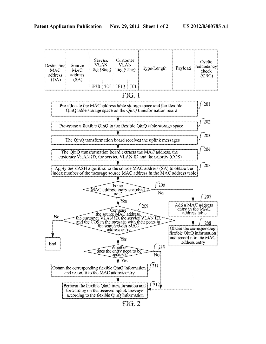 Method and Device for Realizing Flexible QinQ - diagram, schematic, and image 02