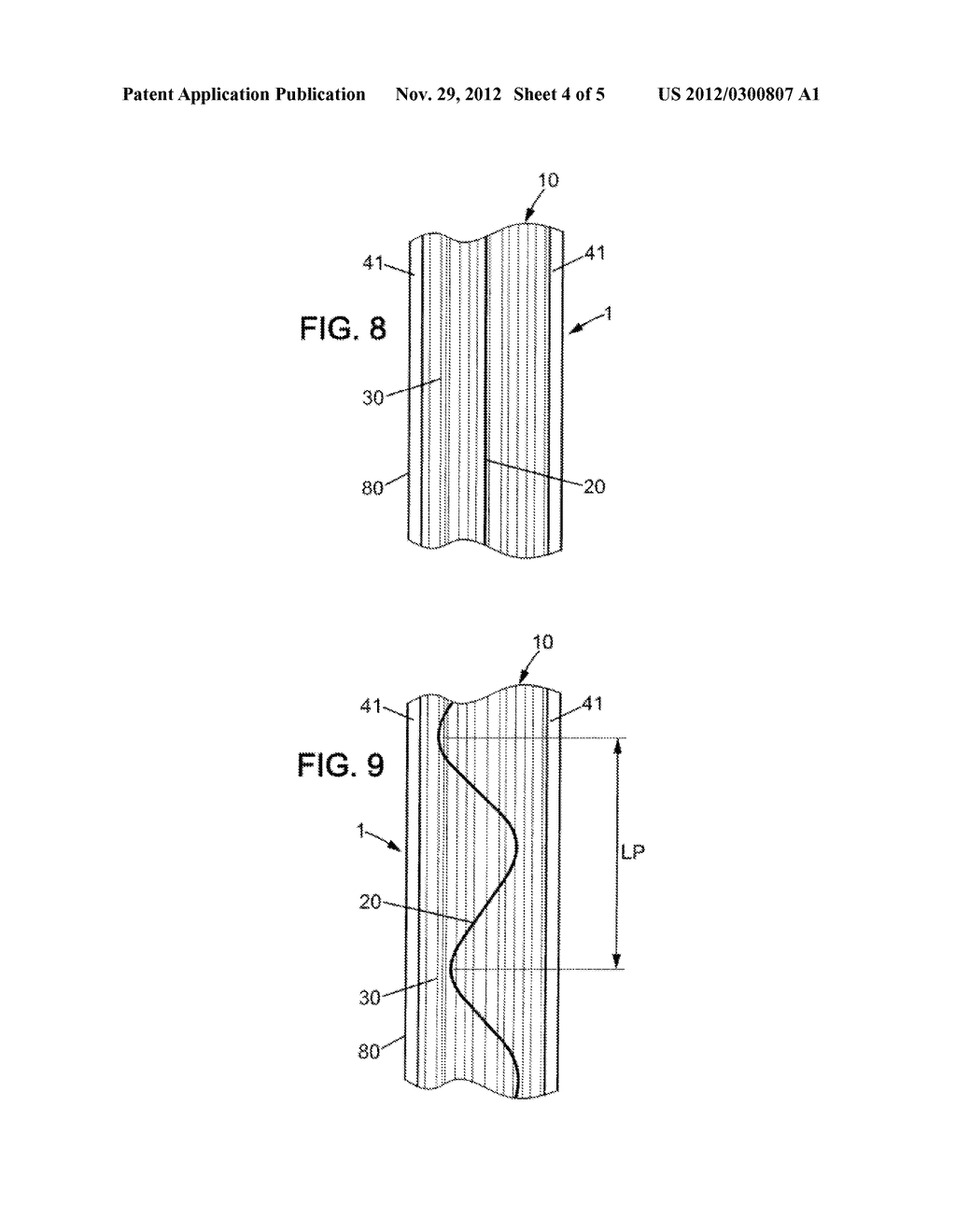 FLEXIBLE STRIP COMPRISING AT LEAST ONE OPTICAL FIBRE FOR CARRYING OUT     DEFORMATION AND/OR TEMPERATURE MEASUREMENTS - diagram, schematic, and image 05