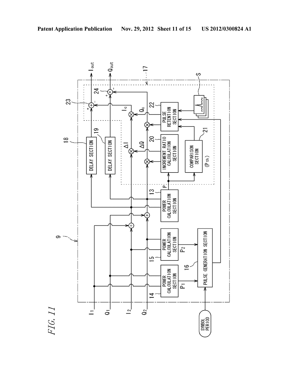 PEAK POWER SUPPRESSING CIRCUIT AND COMMUNICATION DEVICE HAVING THE SAME - diagram, schematic, and image 12