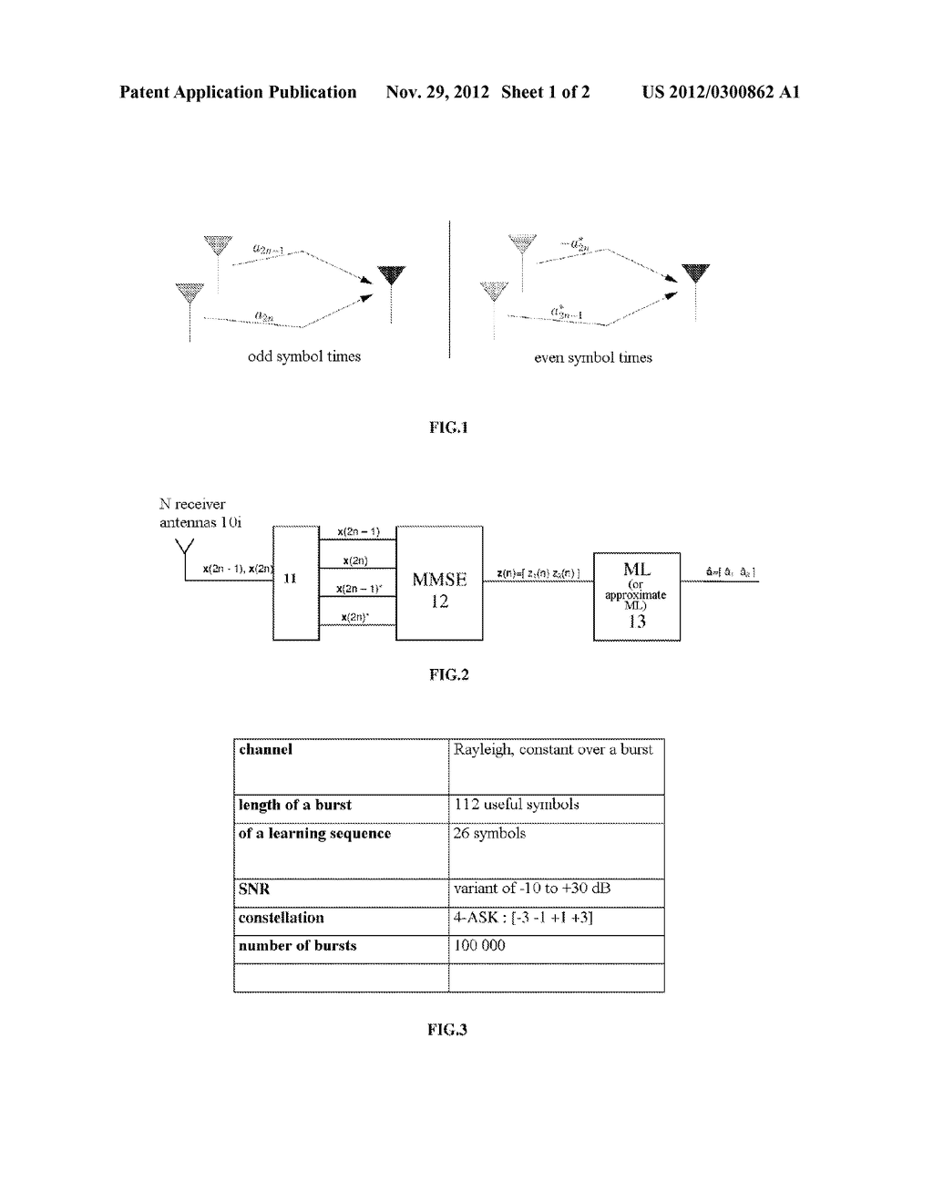 METHOD AND DEVICE FOR MONO- AND MULTI-ANTENNA RECEPTION FOR ALAMOUTI-TYPE     LINKS - diagram, schematic, and image 02