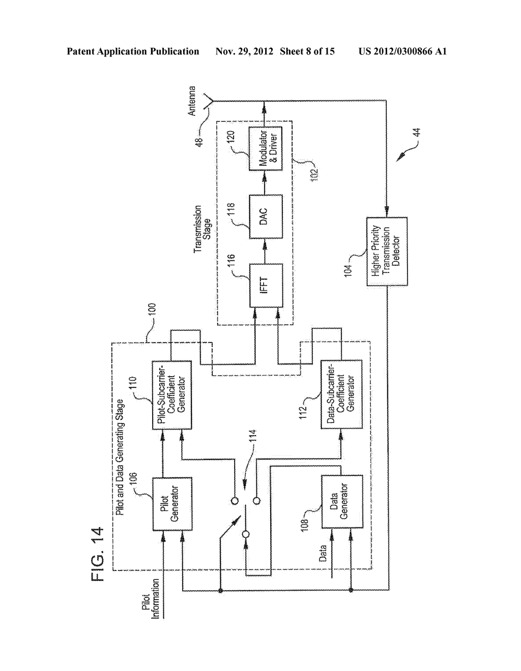 SIMULTANEOUS TRANSMISSION OF SIGNALS, SUCH AS     ORTHOGONAL-FREQUENCY-DIVISION-MULTIPLEXED (OFDM) SIGNALS, THAT INCLUDE A     SAME FREQUENCY - diagram, schematic, and image 10