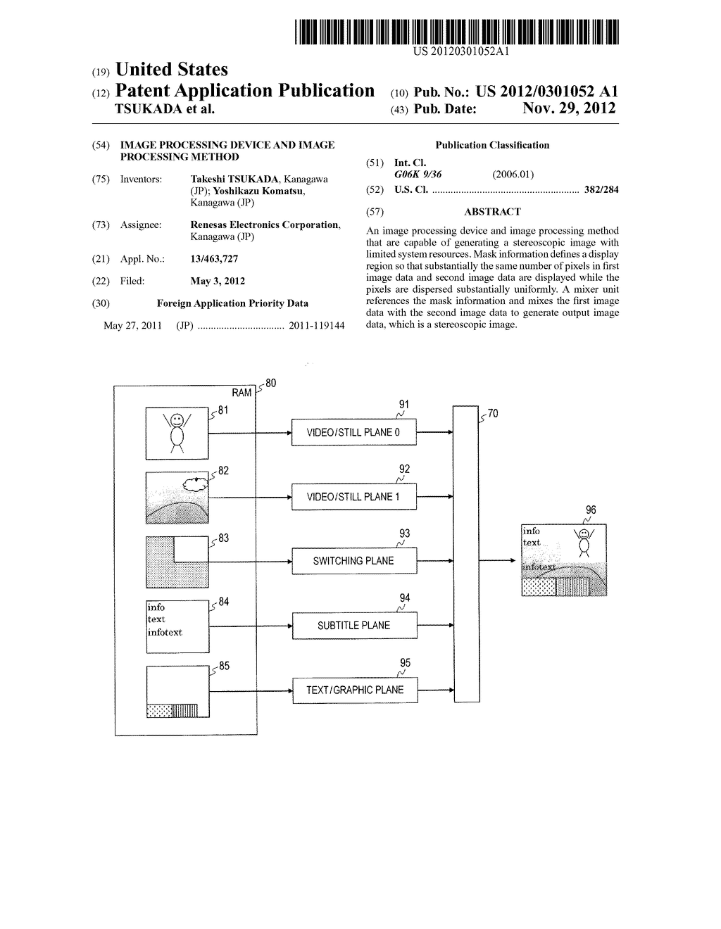 IMAGE PROCESSING DEVICE AND IMAGE PROCESSING METHOD - diagram, schematic, and image 01