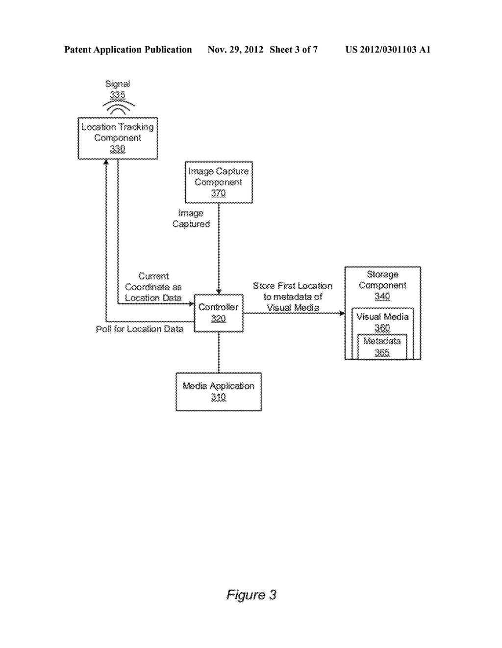 Storing a Location within Metadata of Visual Media - diagram, schematic, and image 04