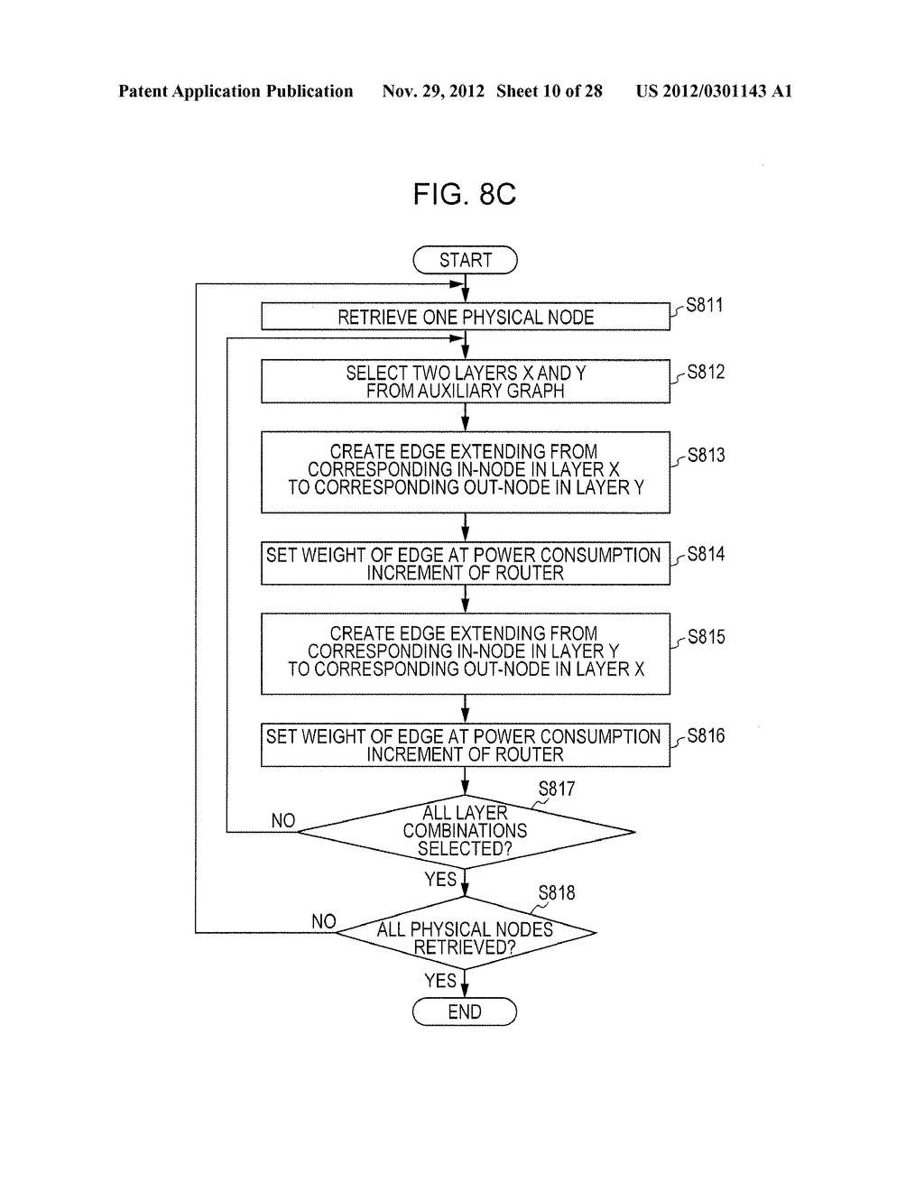 APPARATUS AND METHOD FOR SETTING AN OPTICAL PATH IN AN OPTICAL NETWORK - diagram, schematic, and image 11