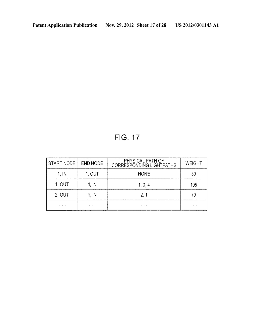 APPARATUS AND METHOD FOR SETTING AN OPTICAL PATH IN AN OPTICAL NETWORK - diagram, schematic, and image 18