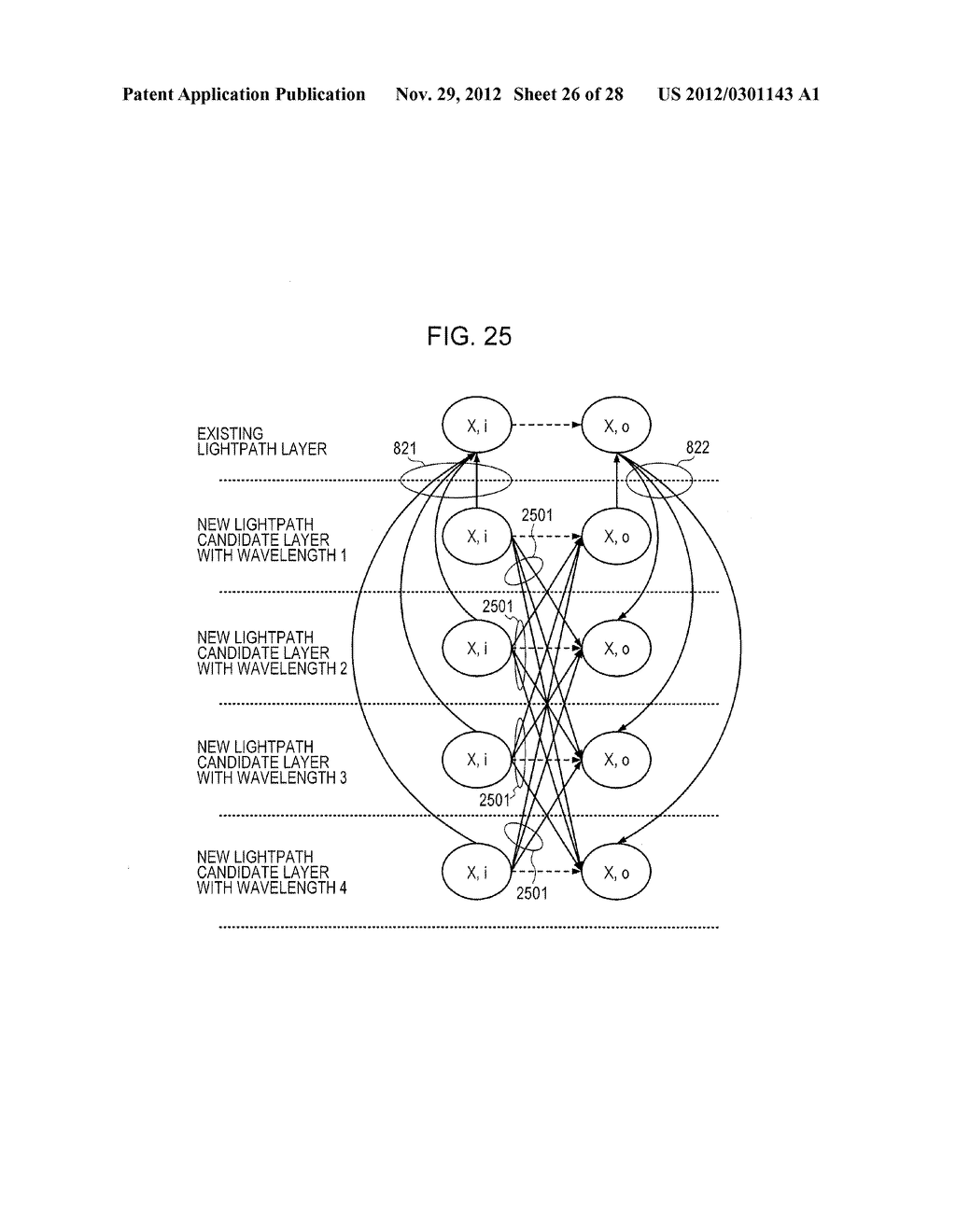 APPARATUS AND METHOD FOR SETTING AN OPTICAL PATH IN AN OPTICAL NETWORK - diagram, schematic, and image 27