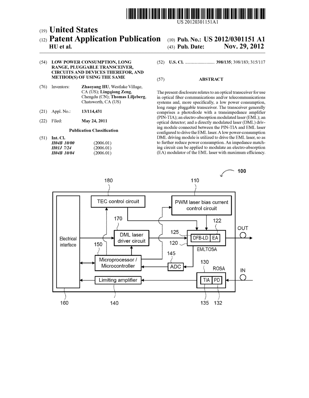 Low Power Consumption, Long Range, Pluggable Transceiver, Circuits and     Devices Therefor, and Method(s) of Using the Same - diagram, schematic, and image 01