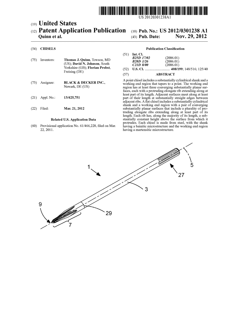 Chisels - diagram, schematic, and image 01