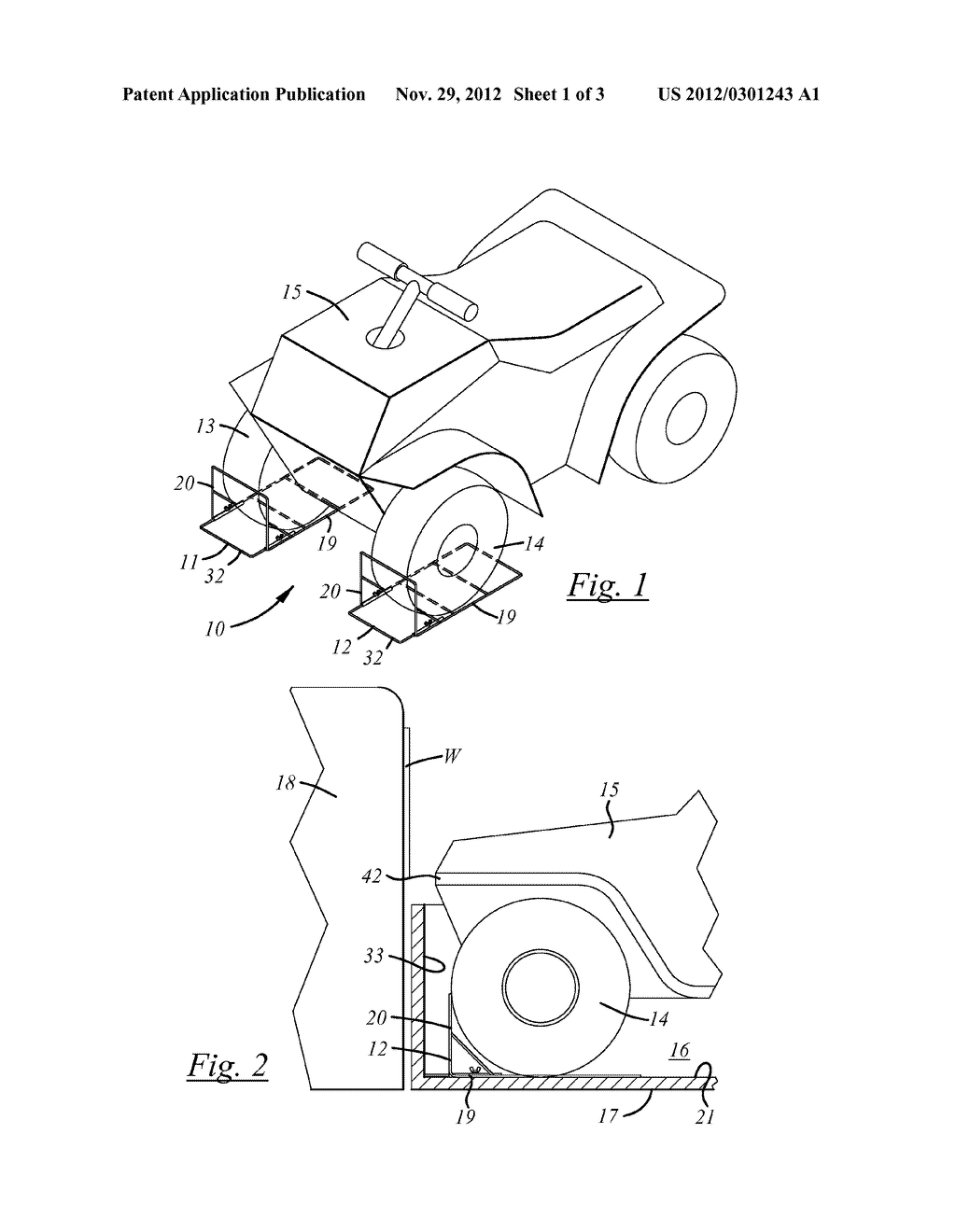 ADJUSTABLE WHEEL STOP SYSTEM FOR LIMITING MOVEMENT OF ATV IN PICKUP BOX - diagram, schematic, and image 02