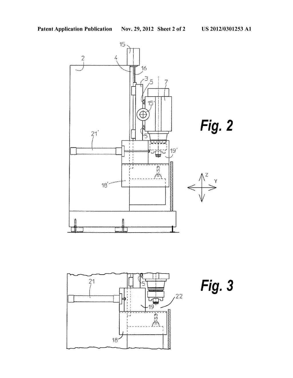 SELF-LOADING MACHINING APPARATUS WITH A VERTICAL SPINDLE - diagram, schematic, and image 03