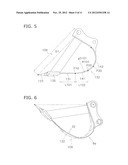 BUCKET AND WORK VEHICLE diagram and image