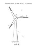 ANTI-OSCILLATION APPARATUS AND TECHNIQUE FOR SECURING WIND TURBINE BLADES     AGAINST OSCILLATIONS diagram and image