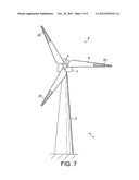 ANTI-OSCILLATION APPARATUS AND TECHNIQUE FOR SECURING WIND TURBINE BLADES     AGAINST OSCILLATIONS diagram and image