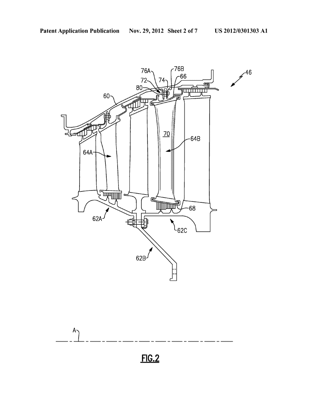 HYBRID CERAMIC MATRIX COMPOSITE VANE STRUCTURES FOR A GAS TURBINE ENGINE - diagram, schematic, and image 03