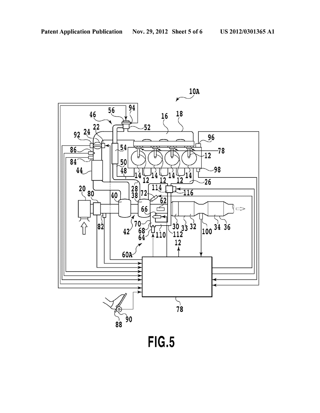 EXHAUST PURIFICATION DEVICE FOR INTERNAL COMBUSTION ENGINE - diagram, schematic, and image 06