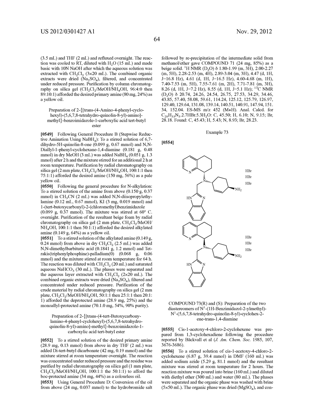 CHEMOKINE RECEPTOR BINDING HETEROCYCLIC COMPOUNDS WITH ENHANCED EFFICACY - diagram, schematic, and image 65