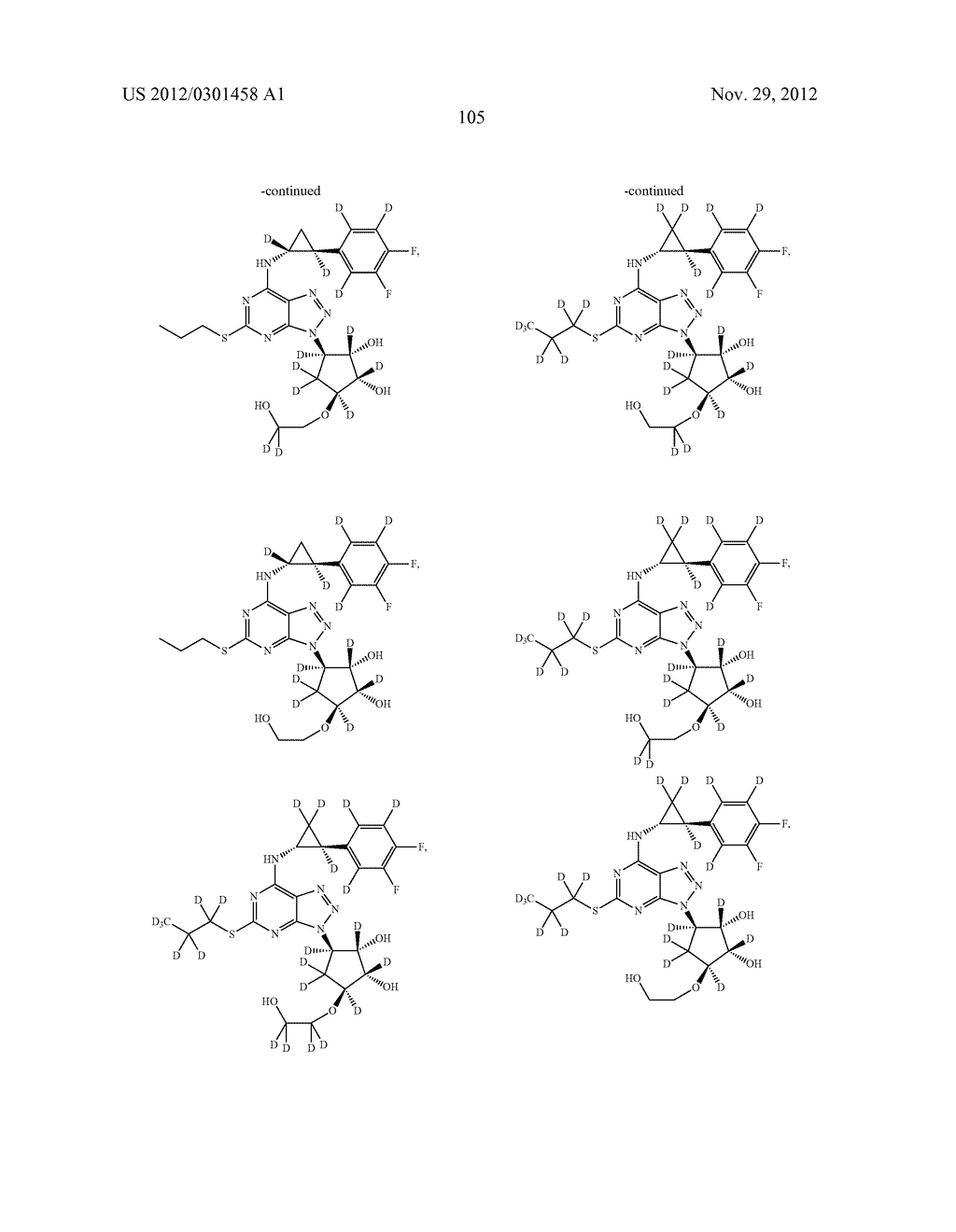 CYCLOPROPYL MODULATORS OF P2Y12 RECEPTOR - diagram, schematic, and image 106