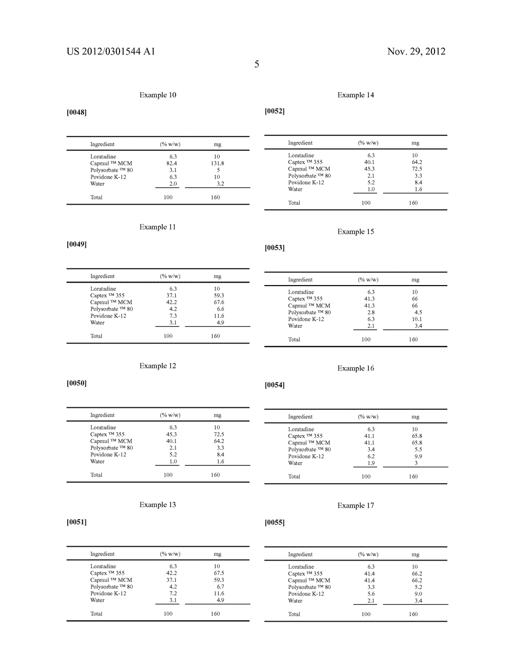 PHARMACEUTICAL FORMULATIONS OF LORATADINE FOR ENCAPSULATION AND     COMBINATIONS THEREOF - diagram, schematic, and image 08