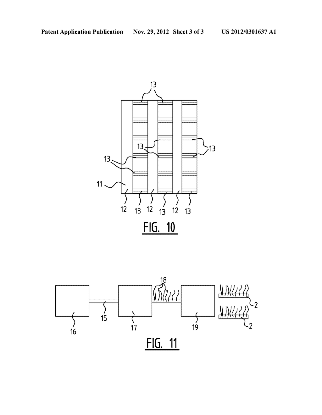 Method for Forming an Artificial Grass Layer and Artificial Grass Product     for Use Therein - diagram, schematic, and image 04