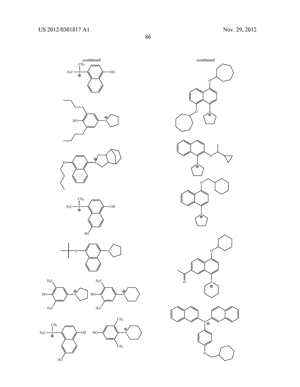 ACTINIC RAY-SENSITIVE OR RADIATION-SENSITIVE RESIN COMPOSITION, RESIST     FILM USING THE COMPOSITION AND PATTERN FORMING METHOD - diagram, schematic, and image 87