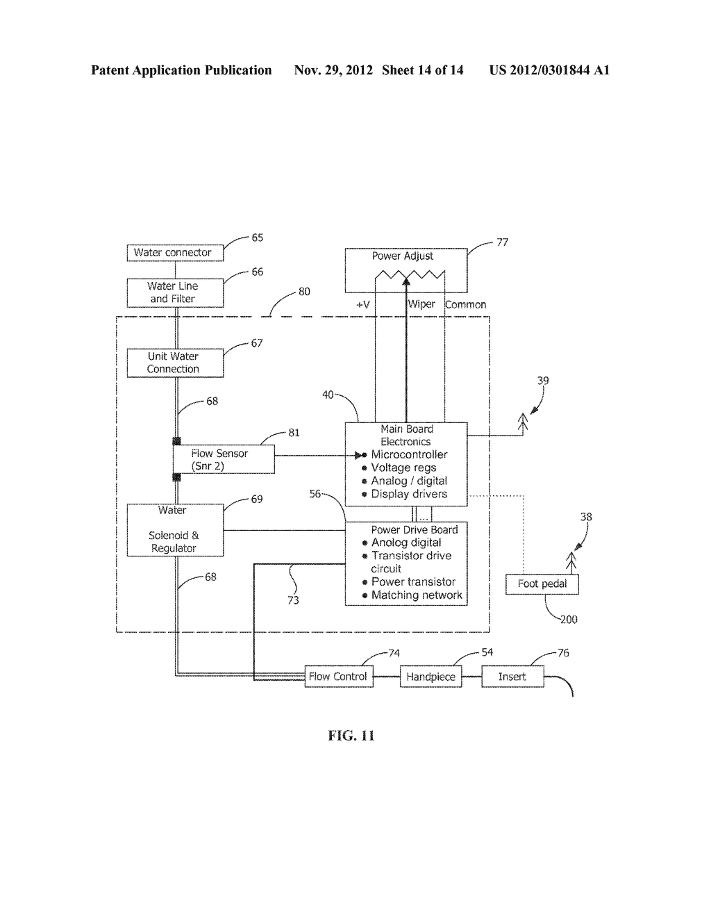 FOOT PEDAL CONTROLLER FOR DENTAL SCALER - diagram, schematic, and image 15