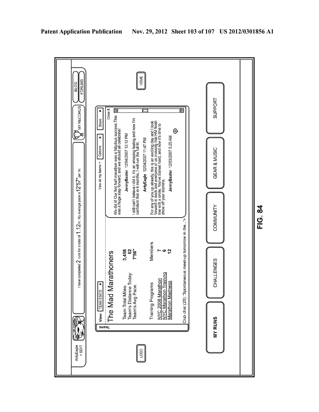 Interactive Athletic Training Log - diagram, schematic, and image 104