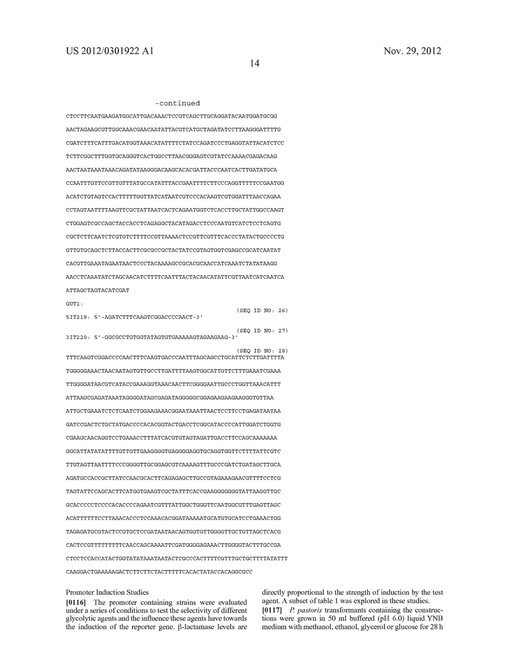 NOVEL P. PASTORIS PASTORIS PROMOTERS, AND THE USE THEREOF TO DIRECT     EXPRESSION OF PROTEINS IN YEAST, PREFERABLY USING A HAPLOID MATING     STRATEGY - diagram, schematic, and image 19