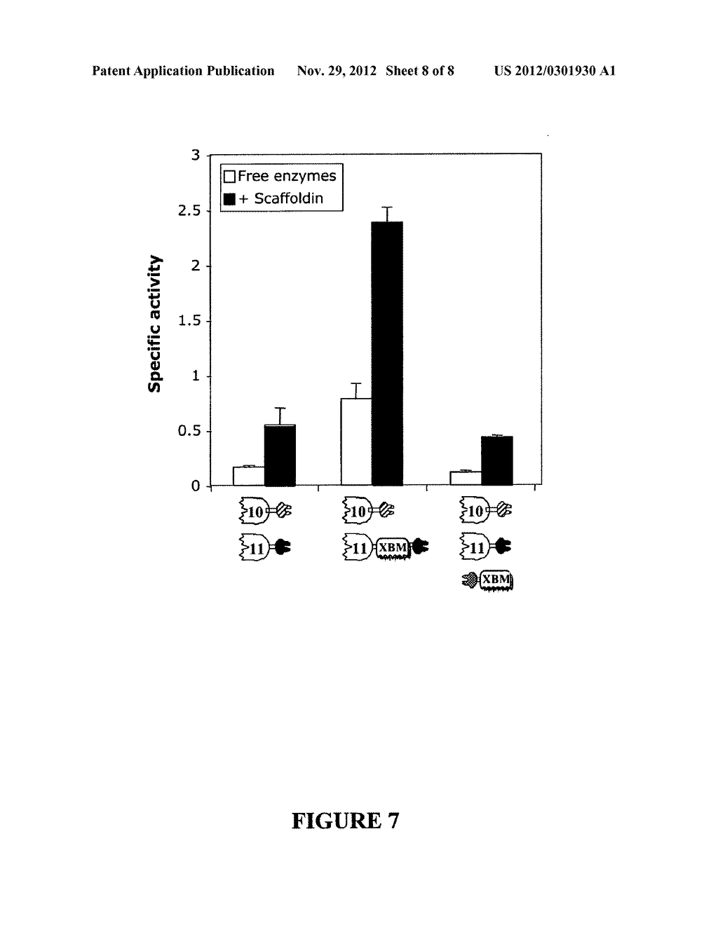 BIO-ENGINEERED MULTI-ENZYME COMPLEXES COMPRISING XYLANASES AND USES     THEREOF - diagram, schematic, and image 09