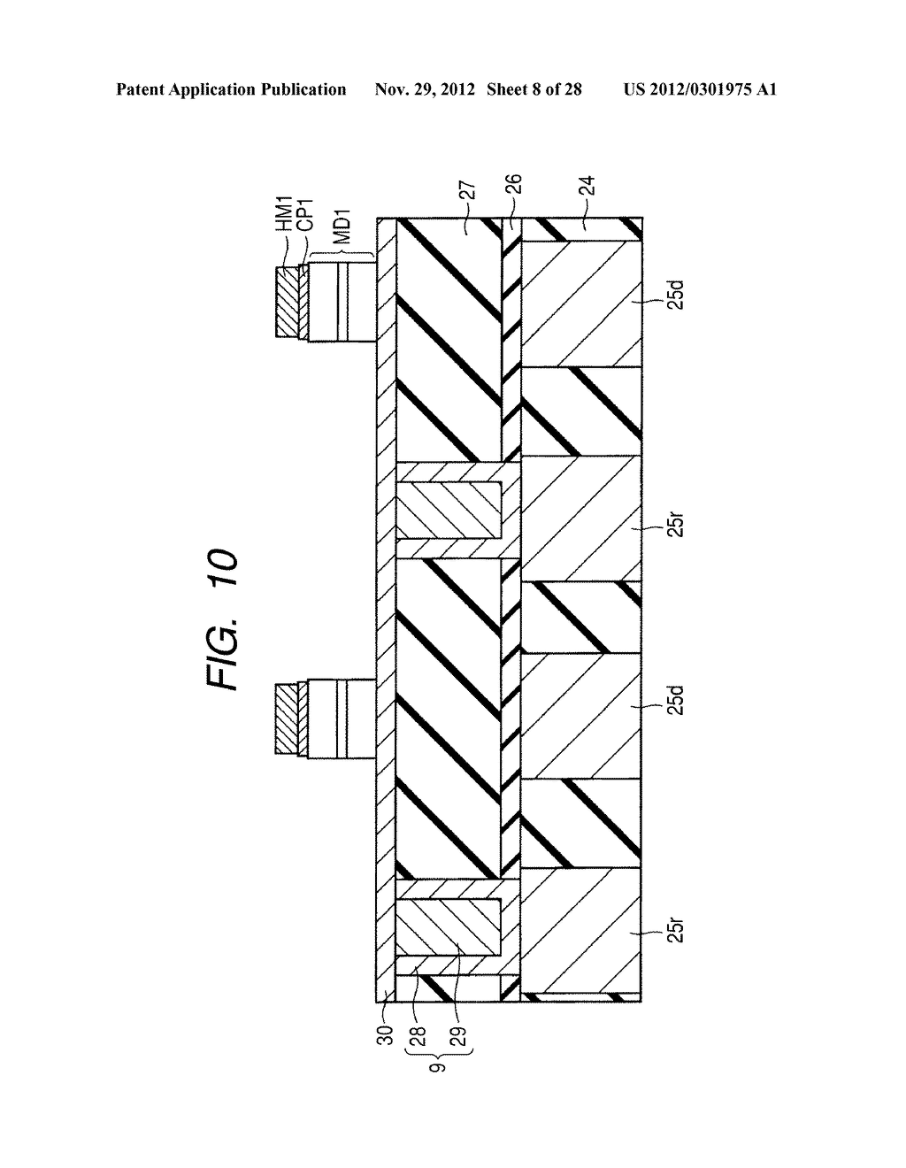 SEMICONDUCTOR DEVICE INCLUDING A MAGNETIC TUNNEL JUNCTION DEVICE INCLUDING     A LAMINATED STRUCTURE AND MANUFACTURING METHOD THEREFOR - diagram, schematic, and image 09