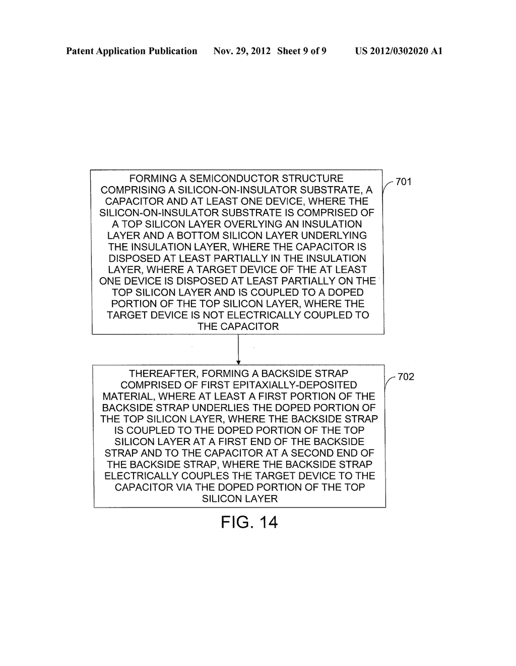 SOI Trench Dram Structure With Backside Strap - diagram, schematic, and image 10