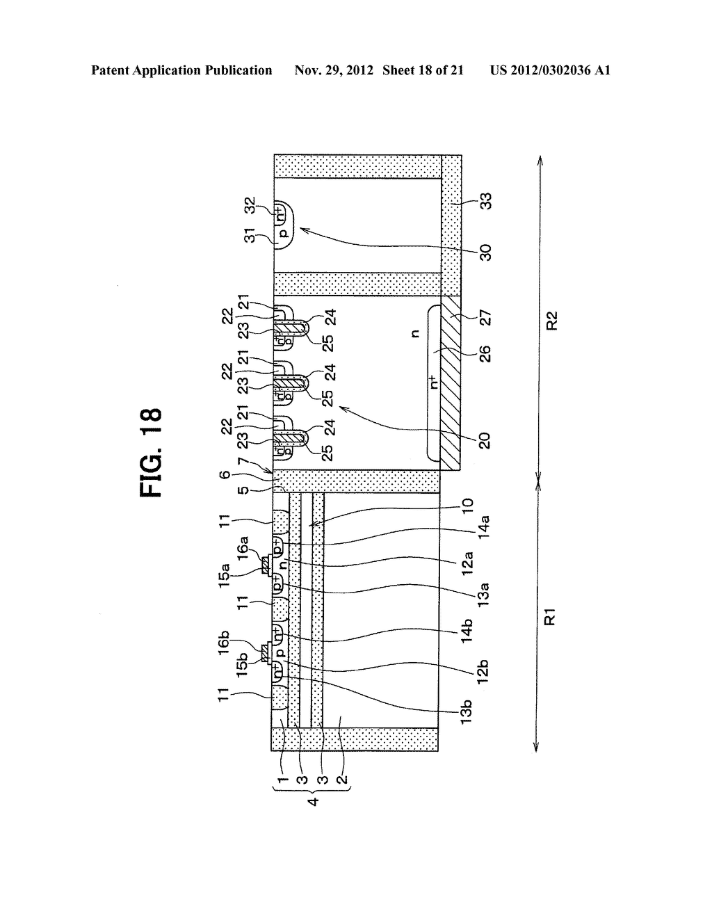 SEMICONDUCTOR DEVICE HAVING SOI SUBSTRATE AND METHOD FOR MANUFACTURING THE     SAME - diagram, schematic, and image 19