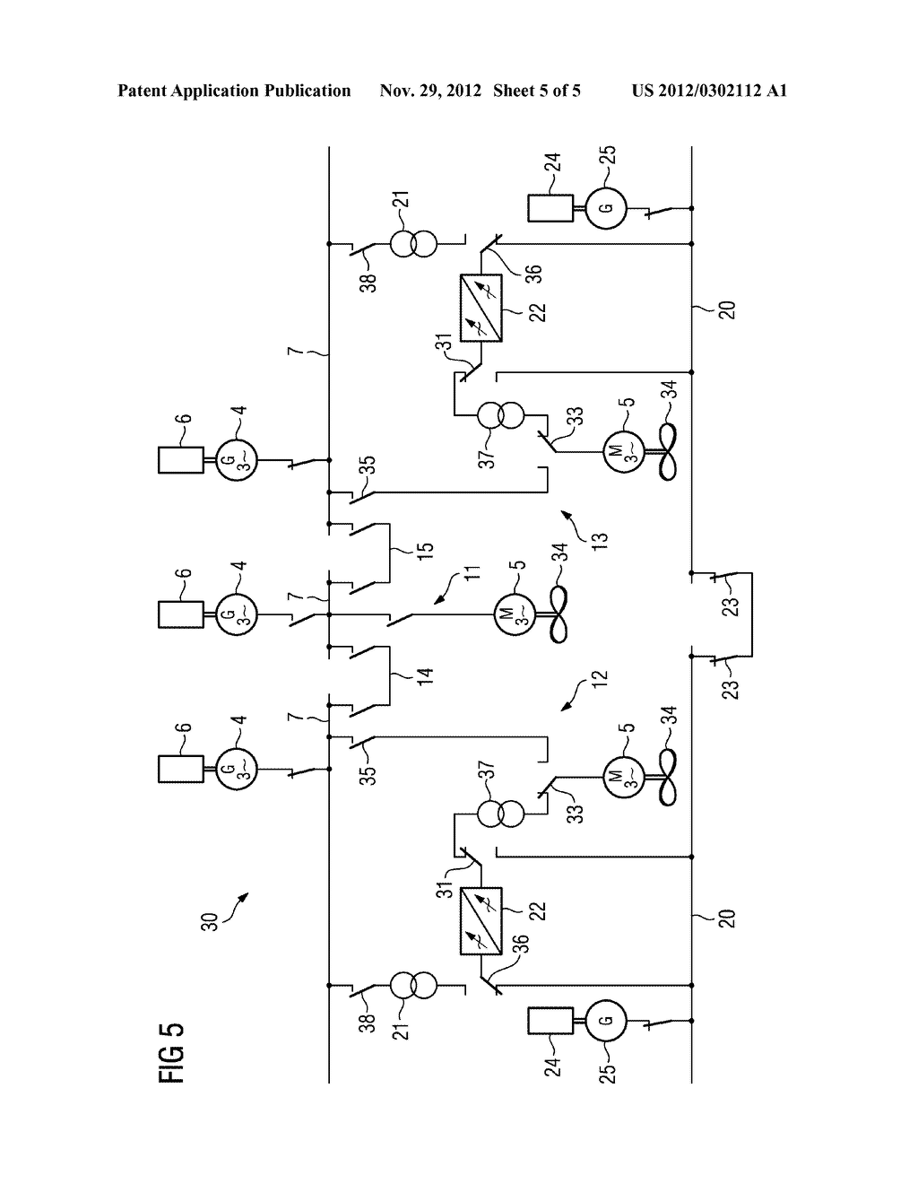 SHIP DRIVE SYSTEM HAVING A PLURALITY OF ELECTRIC DRIVE SHAFTS - diagram, schematic, and image 06