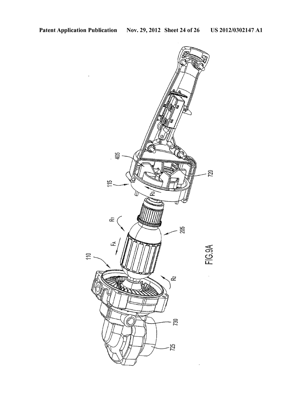 AIRFOLW ARRANGEMENT FOR A POWER TOOL - diagram, schematic, and image 25