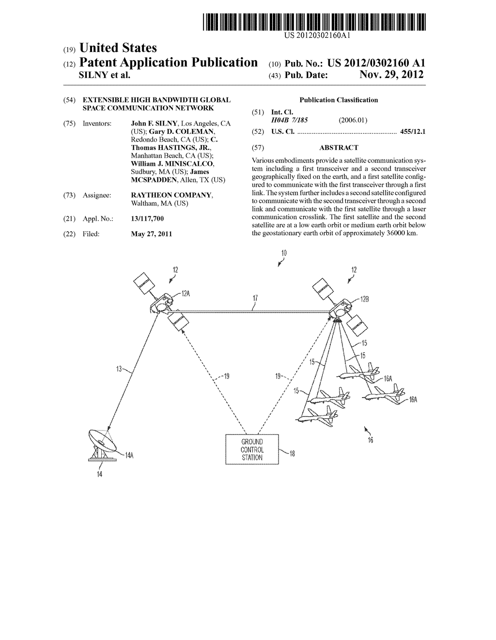 EXTENSIBLE HIGH BANDWIDTH GLOBAL SPACE COMMUNICATION NETWORK - diagram, schematic, and image 01