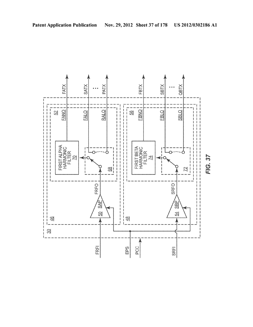 INDEPENDENT PA BIASING OF A DRIVER STAGE AND A FINAL STAGE - diagram, schematic, and image 38