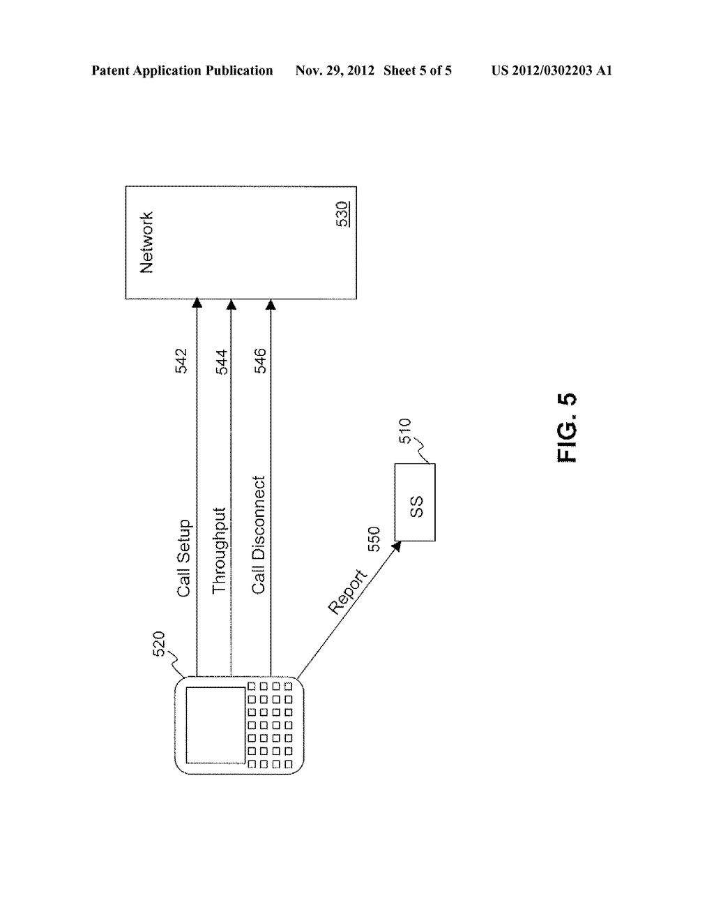 METHOD AND SYSTEM FOR THE COLLECTION OF VOICE CALL STATISTICS FOR A MOBILE     DEVICE - diagram, schematic, and image 06